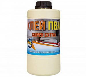 Клей ПВА «Super Extra» 1 кг (упаковка 10 шт)